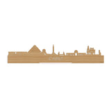 Standing Skyline Cairo Bamboe houten cadeau decoratie relatiegeschenk van WoodWideCities