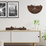 Standing Skyline Cairo Noten houten cadeau decoratie relatiegeschenk van WoodWideCities