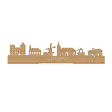 Standing Skyline Cothen Bamboe houten cadeau decoratie relatiegeschenk van WoodWideCities