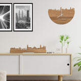 Standing Skyline Dalfsen Eiken houten cadeau decoratie relatiegeschenk van WoodWideCities
