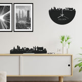 Standing Skyline Delden Zwart houten cadeau decoratie relatiegeschenk van WoodWideCities