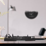 Standing Skyline Doesburg Zwart houten cadeau decoratie relatiegeschenk van WoodWideCities