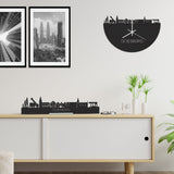 Standing Skyline Doesburg Zwart houten cadeau decoratie relatiegeschenk van WoodWideCities