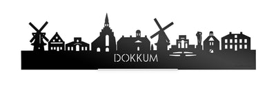 Standing Skyline Dokkum Black Glossy