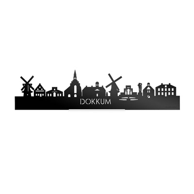 Standing Skyline Dokkum Black Glossy