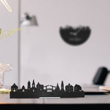 Standing Skyline Enkhuizen Zwart houten cadeau decoratie relatiegeschenk van WoodWideCities