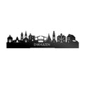 Standing Skyline Enkhuizen Black Glossy