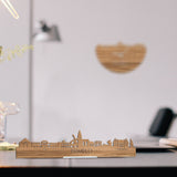 Standing Skyline Ermelo Eiken houten cadeau decoratie relatiegeschenk van WoodWideCities