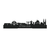 Standing Skyline Etten-Leur Zwart houten cadeau decoratie relatiegeschenk van WoodWideCities