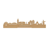 Standing Skyline Gorinchem Bamboe houten cadeau decoratie relatiegeschenk van WoodWideCities