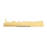 Standing Skyline Havana Metallic Goud gerecycled kunststof cadeau decoratie relatiegeschenk van WoodWideCities