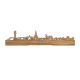 Standing Skyline Heemstede Eiken houten cadeau decoratie relatiegeschenk van WoodWideCities
