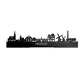 Standing Skyline Heerde Zwart Glanzend