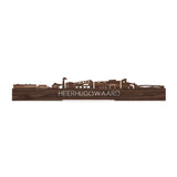 Standing Skyline Heerhugowaard Noten houten cadeau decoratie relatiegeschenk van WoodWideCities