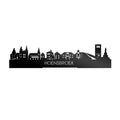 Standing Skyline Hoensbroek Zwart Glanzend