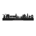 Standing Skyline Kampen Black