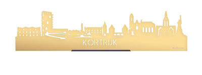 Standing Skyline Kortrijk Gold Metallic