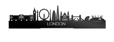 Standing Skyline London Zwart Glanzend