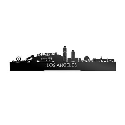 Standing Skyline Los Angeles Black Glossy