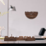 Standing Skyline Losser Noten houten cadeau decoratie relatiegeschenk van WoodWideCities