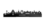 Standing Skyline Madrid Zwart Glanzend