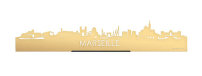 Standing Skyline Marseille Gold Metallic