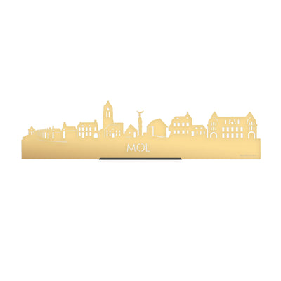 Standing Skyline Mole Gold Metallic