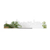 Standing Skyline Montfoort Spiegel 40 cm houten cadeau decoratie relatiegeschenk van WoodWideCities