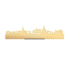 Standing Skyline Musselkanaal Goud Metallic 40 cm houten cadeau decoratie relatiegeschenk van WoodWideCities