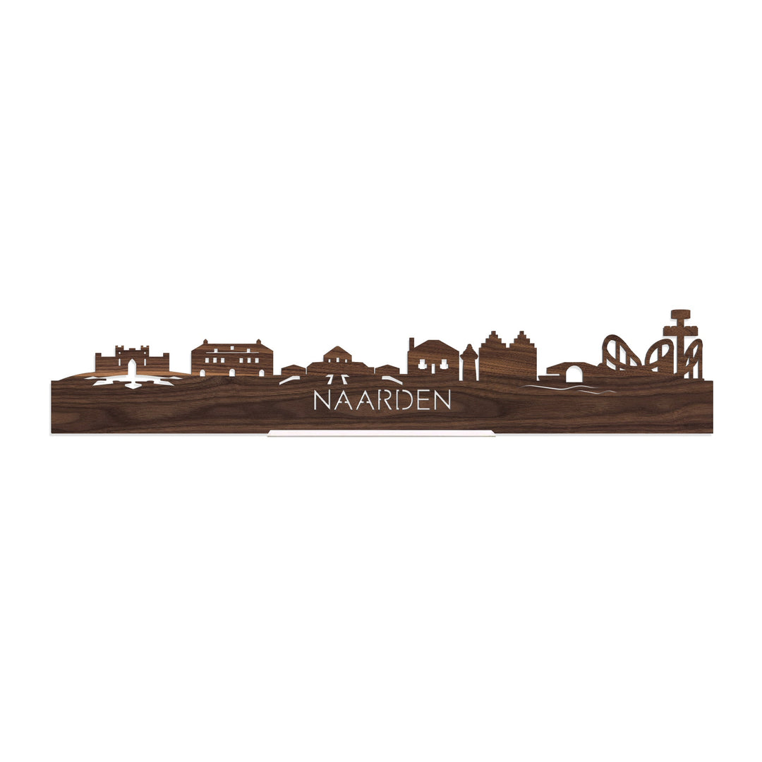 Standing Skyline Naarden Noten houten cadeau decoratie relatiegeschenk van WoodWideCities