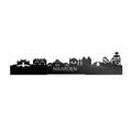Standing Skyline Naarden Zwart Glanzend