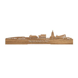 Standing Skyline Numansdorp Eiken houten cadeau decoratie relatiegeschenk van WoodWideCities
