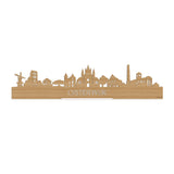 Standing Skyline Oisterwijk Bamboe houten cadeau decoratie relatiegeschenk van WoodWideCities