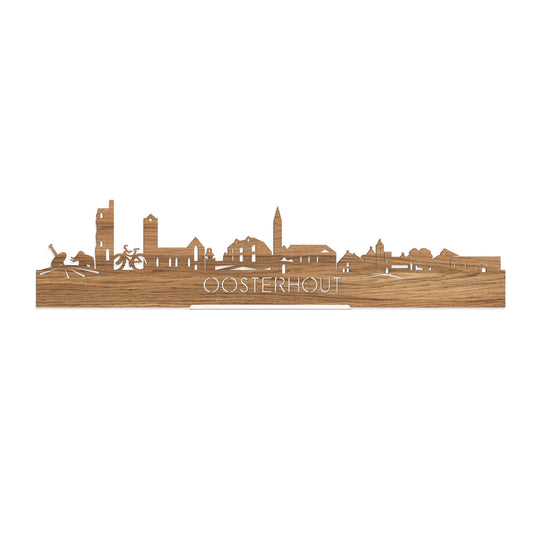 Standing Skyline Oosterhout Eiken houten cadeau decoratie relatiegeschenk van WoodWideCities