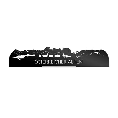 Standing Skyline Österreich Alps Black Glossy