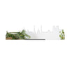 Standing Skyline Parijs Spiegel 40 cm houten cadeau decoratie relatiegeschenk van WoodWideCities