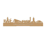 Standing Skyline Pijnacker-Nootdorp Bamboe houten cadeau decoratie relatiegeschenk van WoodWideCities