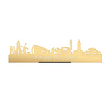 Standing Skyline Pijnacker-Nootdorp Metallic Goud gerecycled kunststof cadeau decoratie relatiegeschenk van WoodWideCities