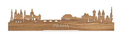 Standing Skyline Prague Oak