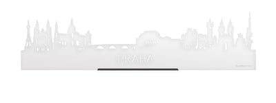 Standing Skyline Praha White Glossy
