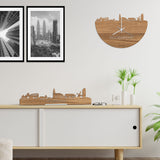 Standing Skyline Ridderkerk Eiken houten cadeau decoratie relatiegeschenk van WoodWideCities