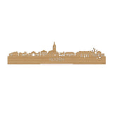 Standing Skyline Roden Bamboe houten cadeau decoratie relatiegeschenk van WoodWideCities