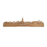 Standing Skyline Roden Eiken houten cadeau decoratie relatiegeschenk van WoodWideCities