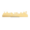 Standing Skyline Rome Goud Metallic 40 cm houten cadeau decoratie relatiegeschenk van WoodWideCities