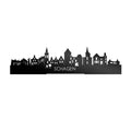 Standing Skyline Schagen Zwart Glanzend