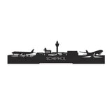 Standing Skyline Schiphol Zwart houten cadeau decoratie relatiegeschenk van WoodWideCities