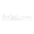 Standing Skyline Shape Almere Wit Glanzend