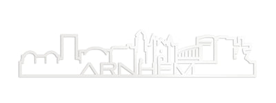 Standing Skyline Shape Arnhem White Glossy