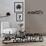 Standing Skyline Shape Den Haag Black houten cadeau decoratie relatiegeschenk van WoodWideCities