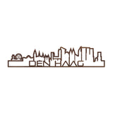 Standing Skyline Shape Den Haag Noten houten cadeau decoratie relatiegeschenk van WoodWideCities
